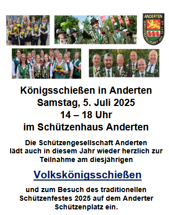 Einladung Volksknig 2025